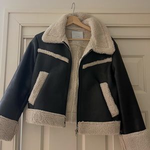 Lartigent Lo Collar shearing jacket in black